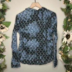 Anthropologie Tops - *Anthropologie Velvet Button Up Blouse B4 Anthropologie Tops - *Anthropologie Velvet Button Up Blouse B4
